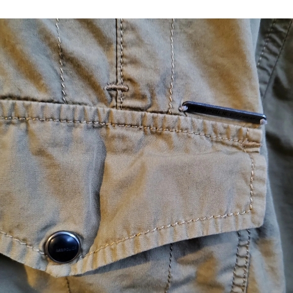 Police 883 KRIOS Shirt sand military chore utility work shortsleeve Mens 5 L - Picture 6 of 11